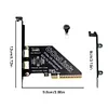 PCIeX8 to 2 Port Oculink SFF 8611 & 8612 Expansion Adapter Adapter Card