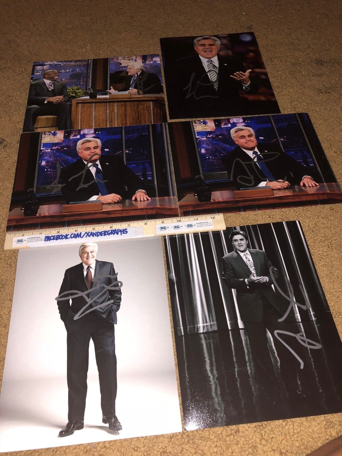 (PICK 2) JAY LENO TONIGHT SHOW SIGNED AUTOGRAPHED 8X10 Photo Poster paintingGRAPH LOT COMEDIAN