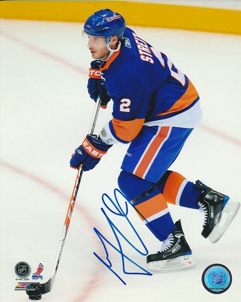 MARK STREIT SIGNED NEW YORK NY ISLANDERS 8x10 Photo Poster painting #3 Autograph