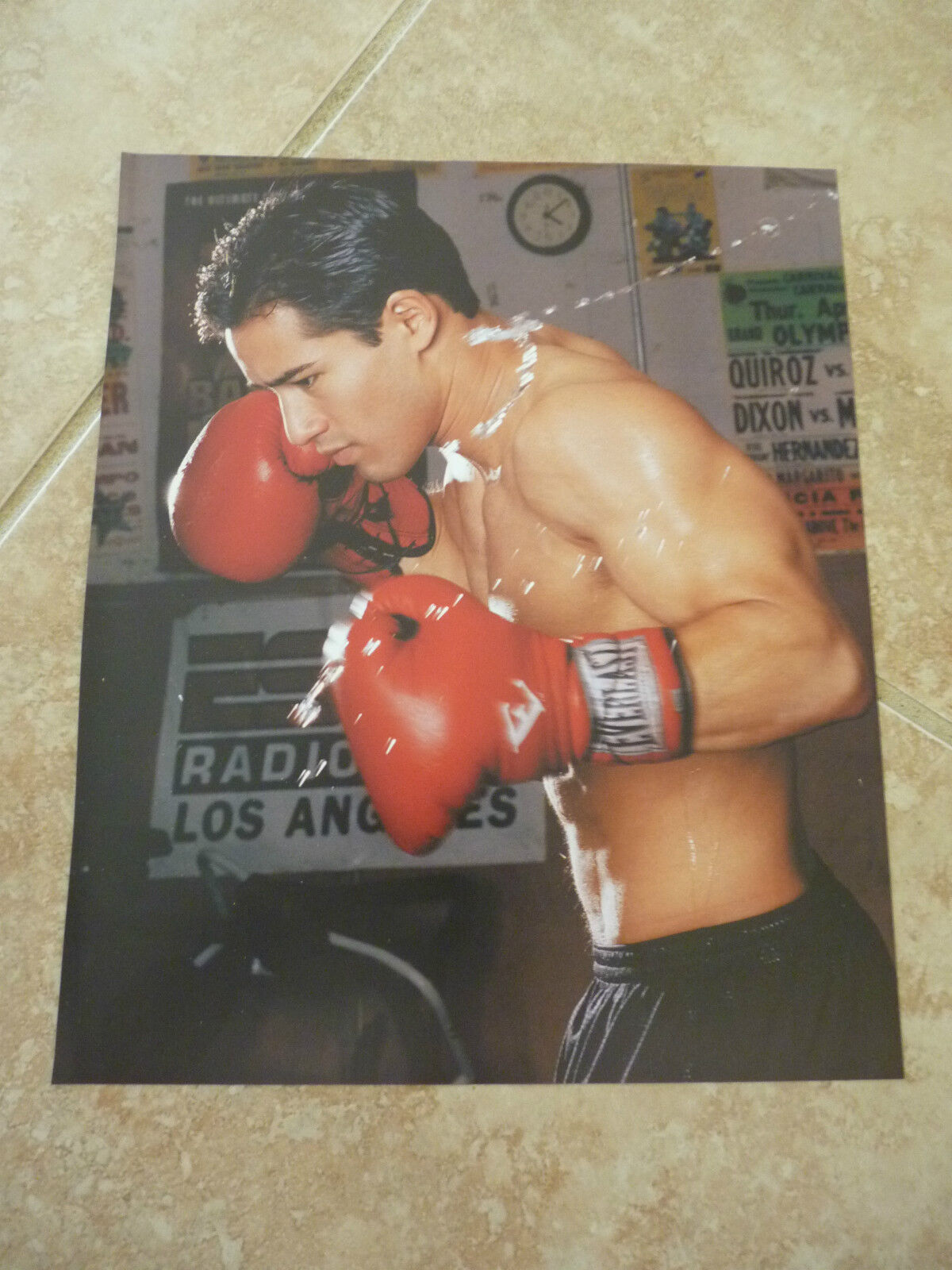 Mario Lopez Hollywood Sexy 10x12 Coffee Table Book Photo Poster painting Page