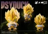 Vegeta Cosplay Psyduck - Dragon Ball Pokemon Resin Statue - Mimo Studio