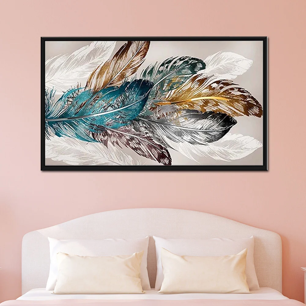 Diamond Painting - Full Round Drill - Feathers(80*40cm)