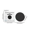 3pcs Round Kitchen Clean Sponges for Stainless Steel Soft Absorbent Non-Scratch Compressed Dish Scrubber for Household Cleaning Pot