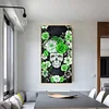 uk.everydayedeals (Limited Stock)Diamond Painting - Full Round - Skull abstract