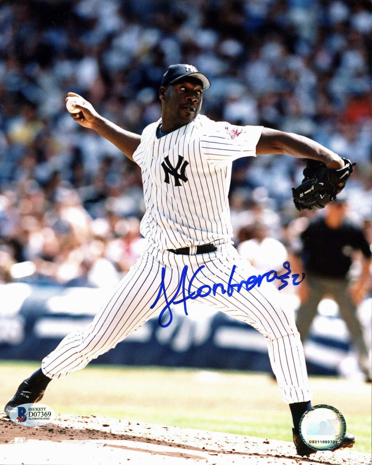 Yankees Jose Contreras Authentic Signed 8x10 Photo Poster painting Autographed BAS #D07369