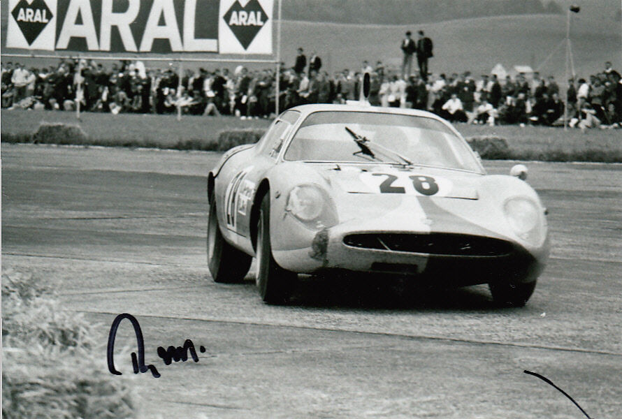 REINHOLD JOEST HAND SIGNED PORSCHE 6X4 Photo Poster painting 4.