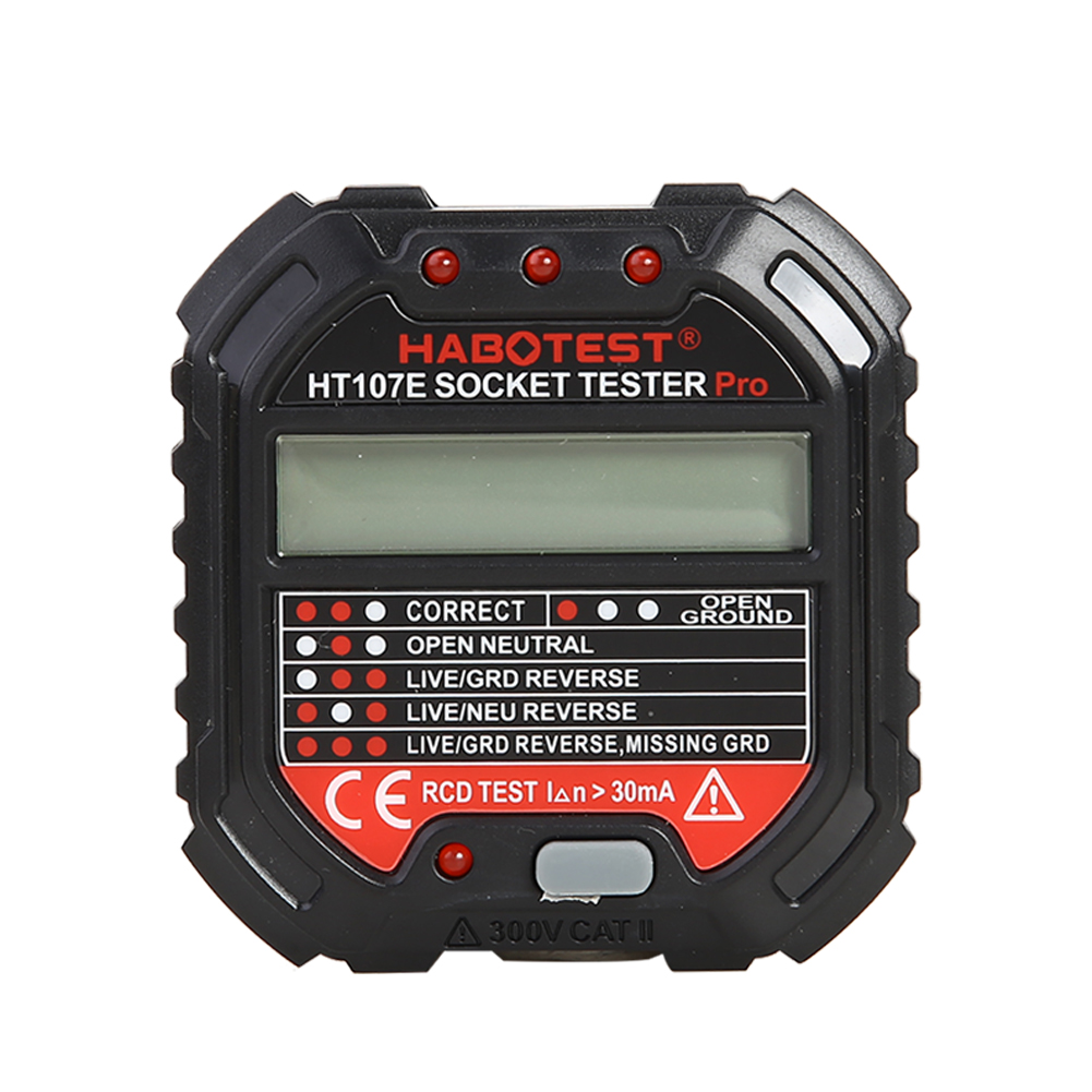 

Socket Tester Ground Zero Line Plug Polarity Phase Check Voltage Detector, 501 Original