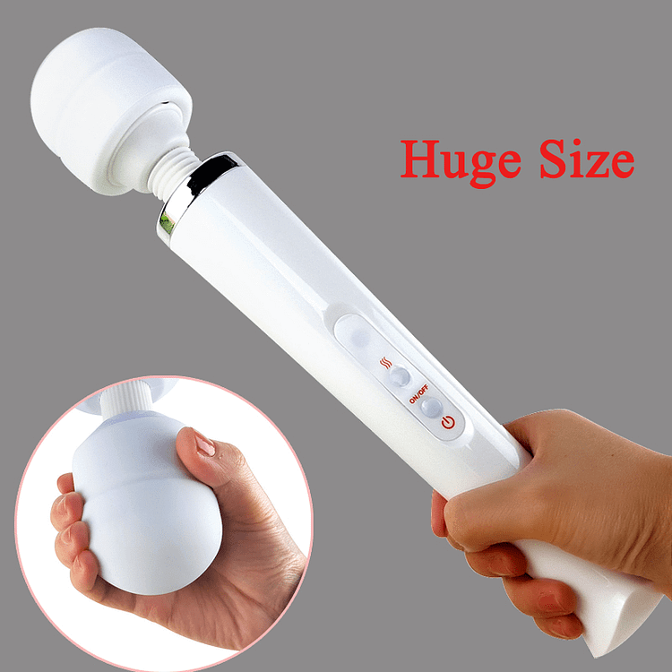 Khalesexx Huge Magic Wand Vibrators for women, USB Charge Big AV Stick Female G Spot Massager Clitoris Stimulator Adult Sex Toys for Woman