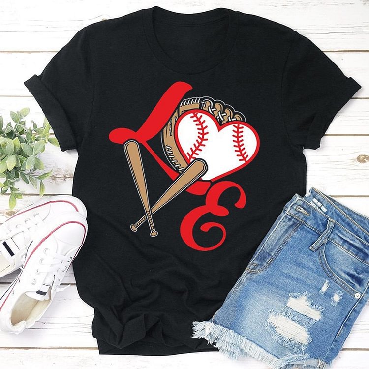 AL™ Baseball Heart T-shirt Tee