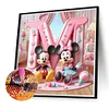 Disney Mickey & Minnie Alphabet-Full Round Diamond Painting 40*40CM