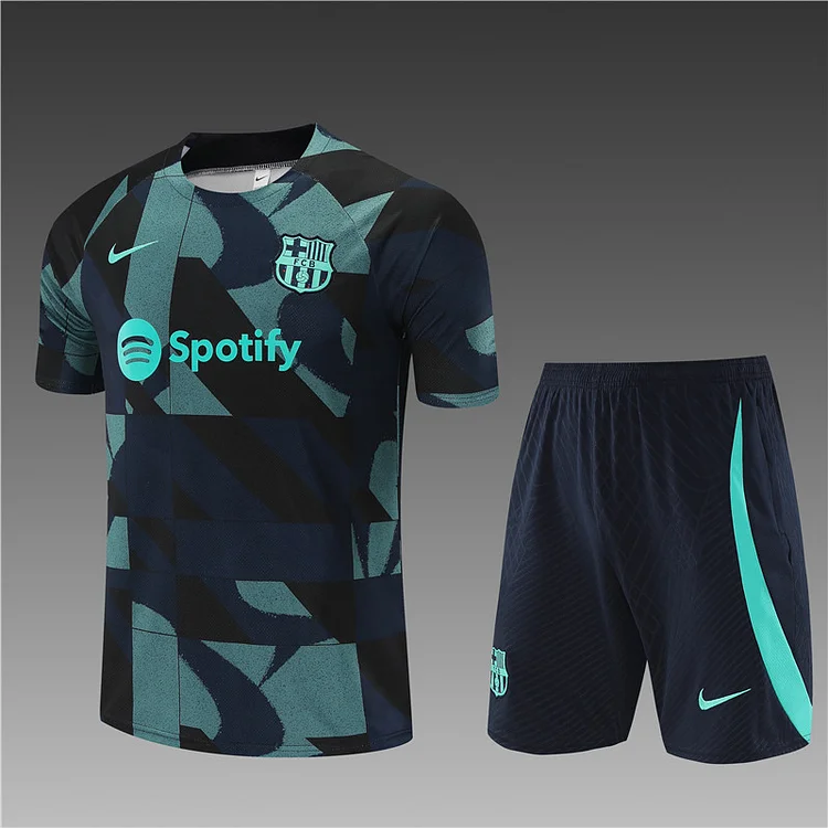 2023-24 Barcelona Royal Blue Short Sleeve Training Jersey