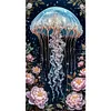 (40*70cm)DIY Full Round Drill Diamond Painting-Jellyfish