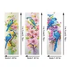 3Pcs Diamond Painting Bird Flower Bookmark Making Kit Decoration