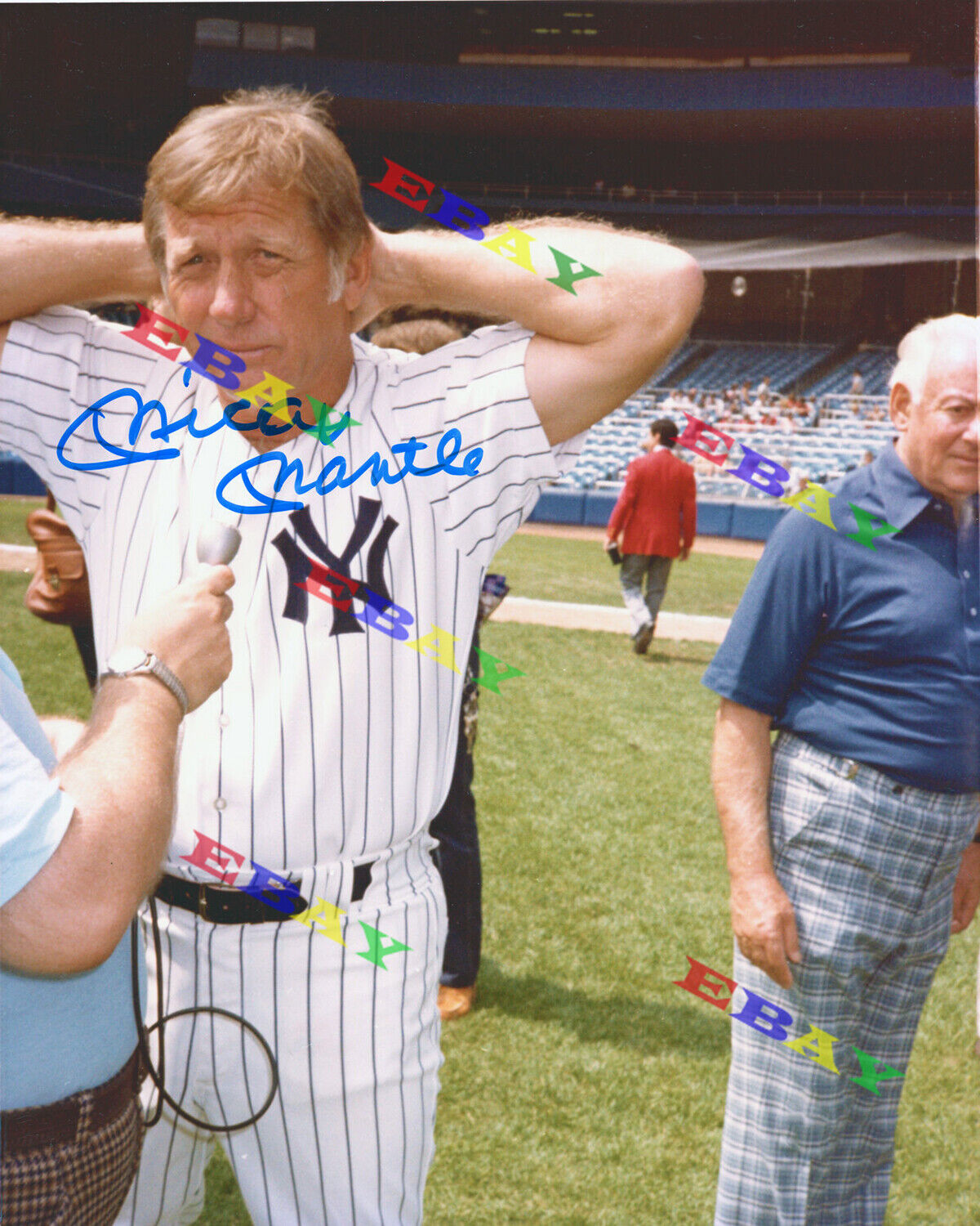 Mickey Mantle New York Yankees Autographed Signed 8x10 Photo Poster painting Reprint