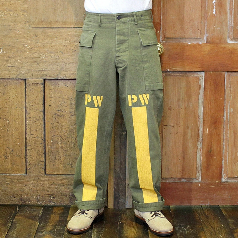 Men's Vintage 'PW' Special Herringbone Twill Cargo Pants