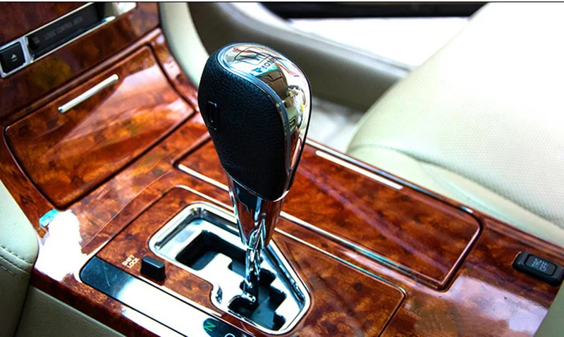 Car manual gear modification head (LED luminous leather feel)