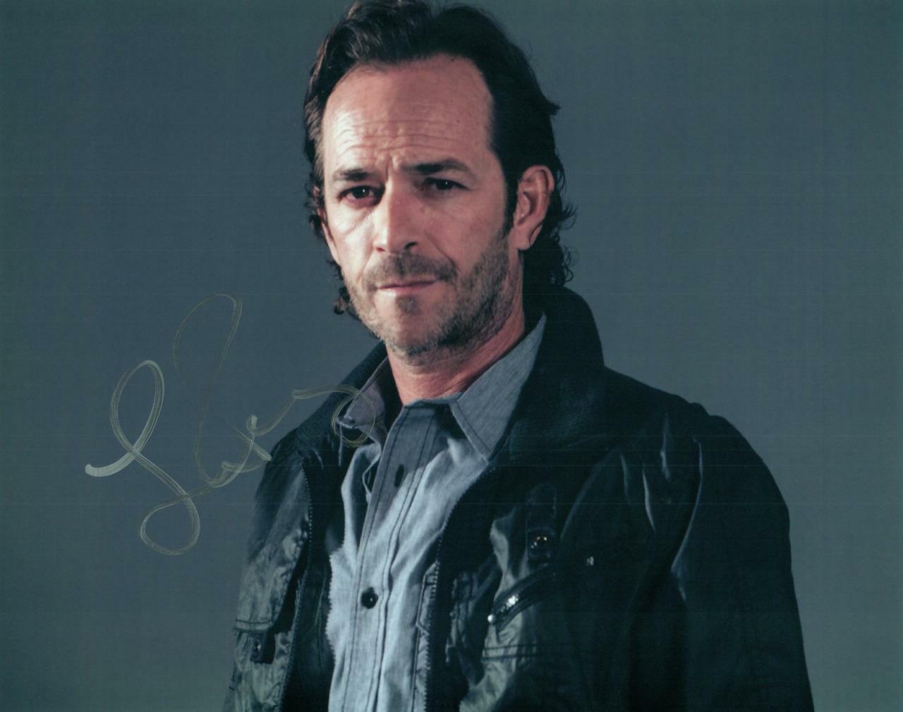 Luke Perry Autographed 8x10 Photo Poster painting signed Picture + COA