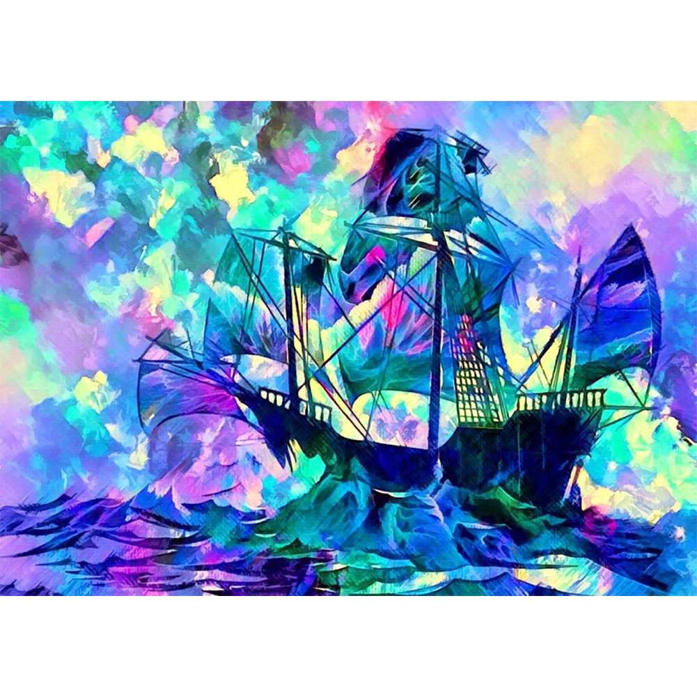 

Battleship - Round Drill Diamond Painting - 40*30CM, 501 Original