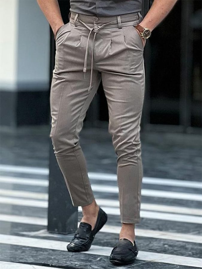 Men's Casual Brown Pants
