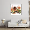 Pavilions-11CT Stamped Cross Stitch 40*40cm/15.75*15.75in tapestrymarket