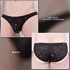 Men's Underwear Diamond Light Sense Wave Pattern High Elastic Skin-friendly Thin Transparent Sexy Rhinestone Briefs