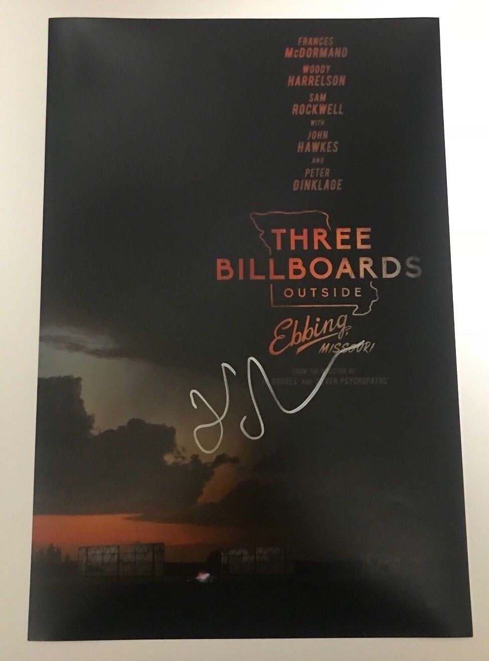 * JOHN HAWKES * signed autographed 12x18 Photo Poster painting poster * THREE BILLBOARDS *