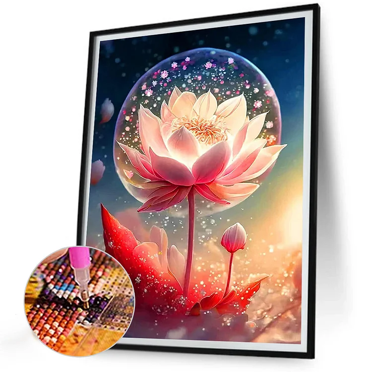 Flower Diamond Painting New Collection 2023 Lotus Full Round