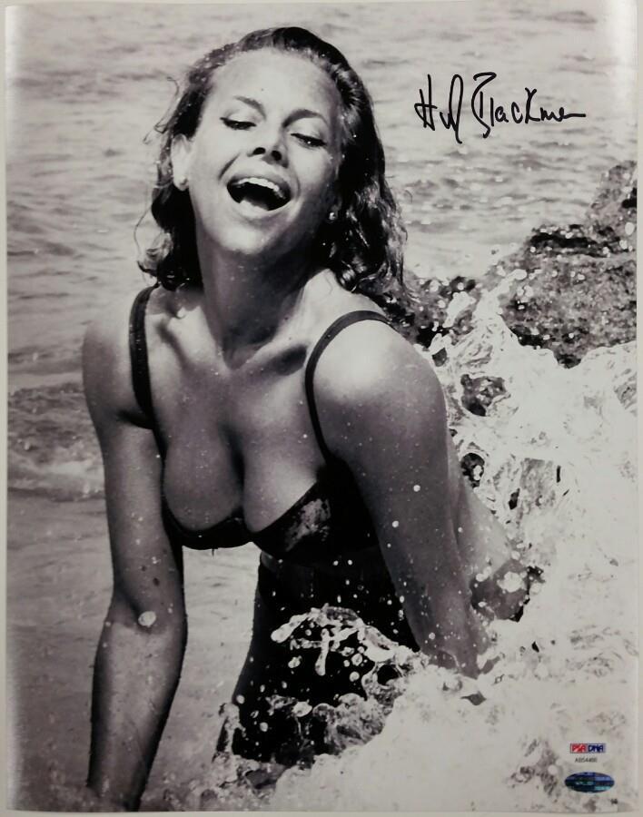 HONOR BLACKMAN Signed 11x14 Photo Poster painting #3 Goldfinger Actress Auto w/ PSA/DNA COA