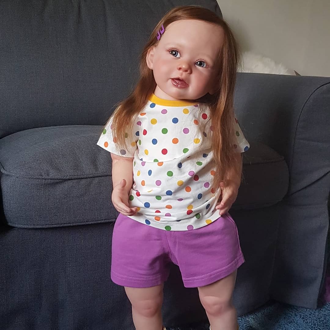 20'' Lifelike Awake Rosalie Realistic Vinyl Reborn Baby Doll Girl