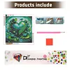 Diamond Painting -DIY Round Drill Love Frog(40x40cm)
