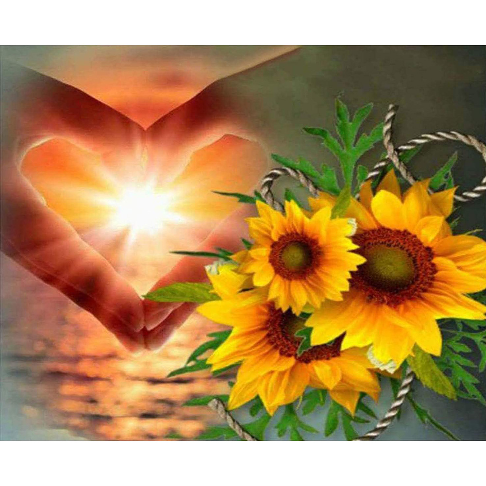 

Sunflower - Round Drill Diamond Painting - 40*30CM, 501 Original