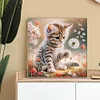 (US Only)Cat - Diamond Painting - Partial Special Shaped Drill (Canvas|30*30cm)