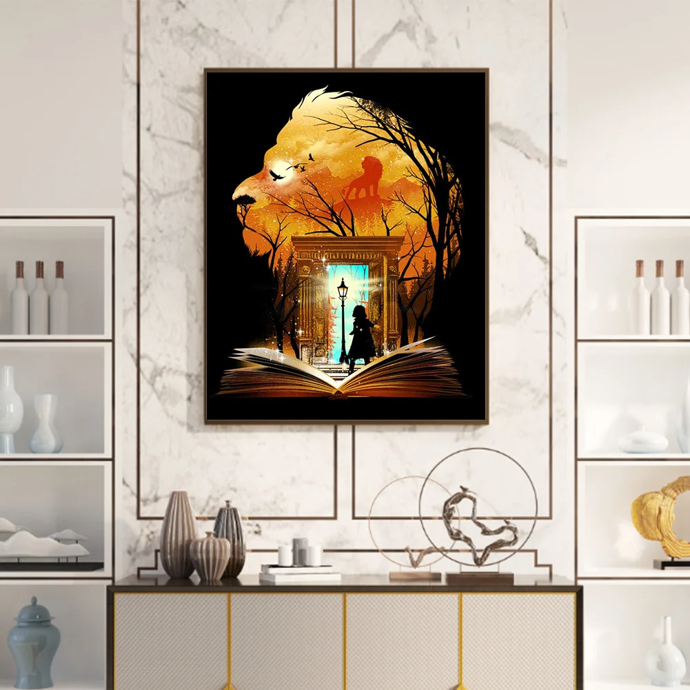 Full Cross Stitch 11CT Harry Potter Cotton DIY Stamped Embroidery Kits (1)