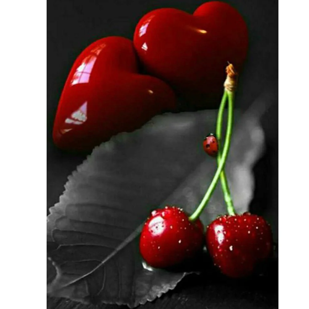 Diamond Painting - Full Round/Square Drill - Red Rose(30*40 - 50*60cm)