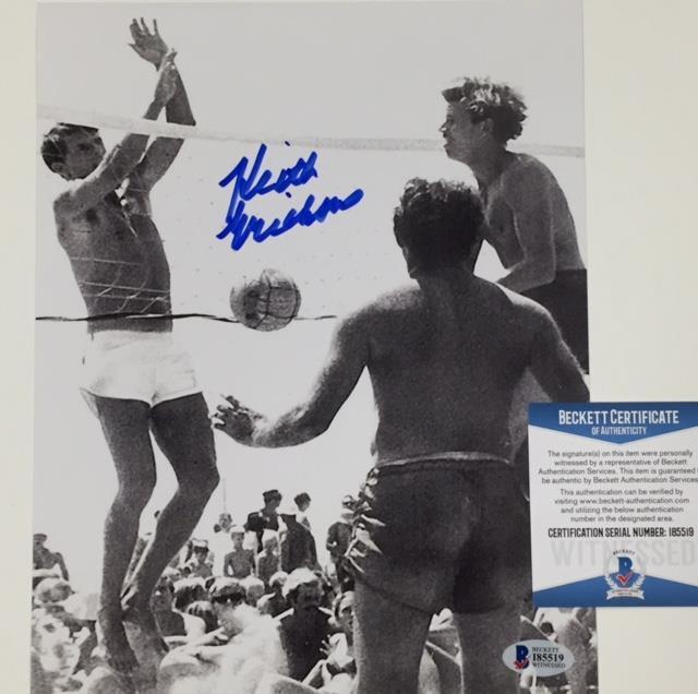 KEITH ERICKSON Team USA Volleyball Signed 8x10 Photo Poster painting w/ BAS Beckett Witness COA
