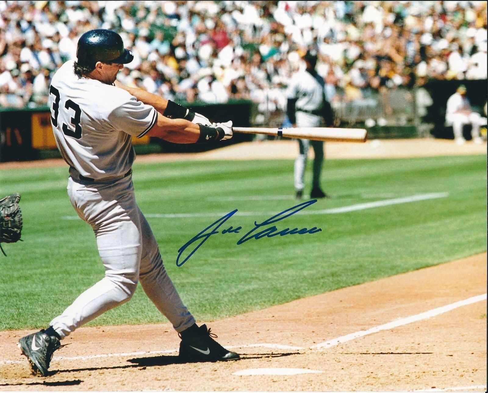 Signed 8x10 JOSE CANSECO New York Yankees Autographed Photo Poster painting - COA