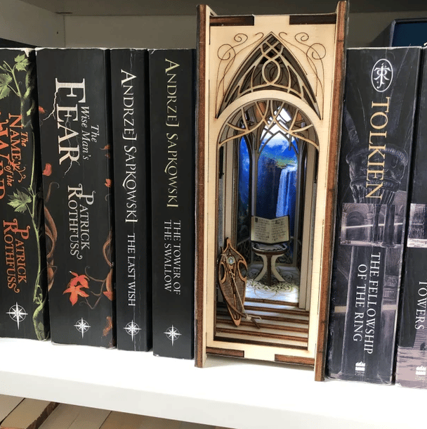Elf Hall Inserts Into The Bookshelf