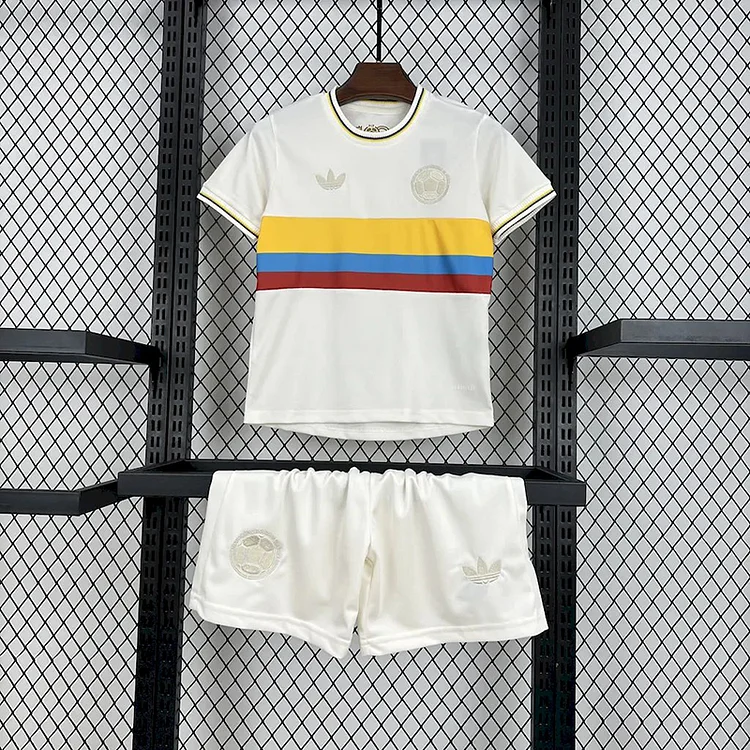 2024 Colombia 100th Anniversary Football Jersey for Kids