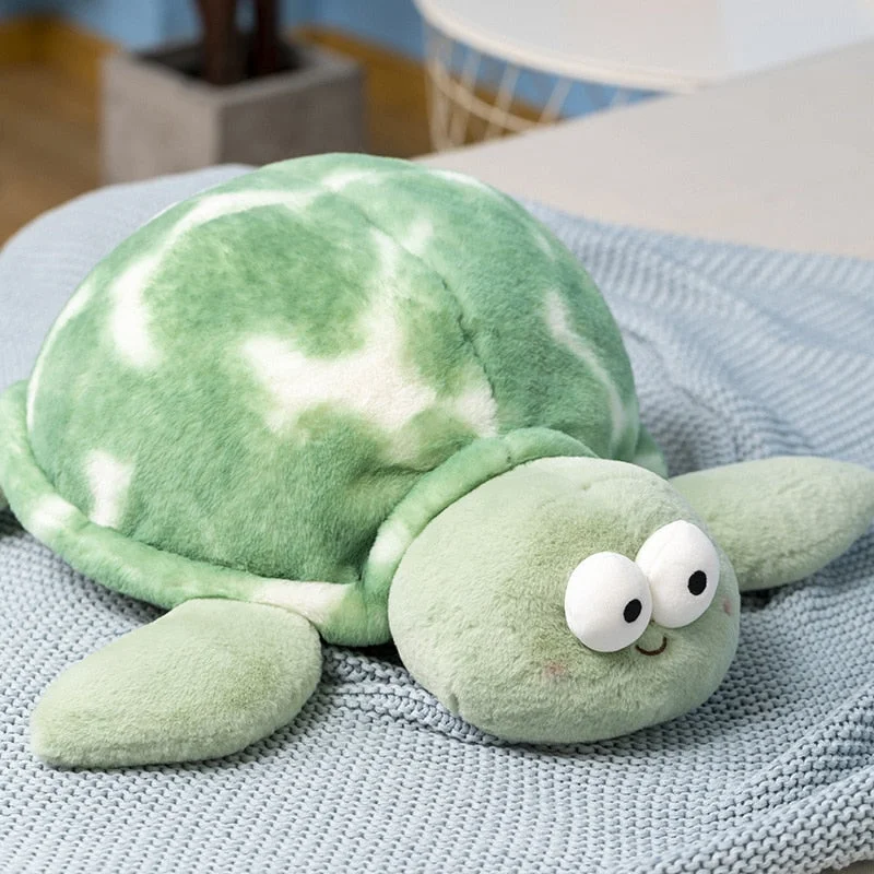 Mewaii® Miley the Fluffy Green Turtle Plush | NEW