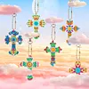 【Clearance Sale】Cross-(Double-Sieded) 6Pcs DIY Specail-Shaped Diamond Painting Keychain