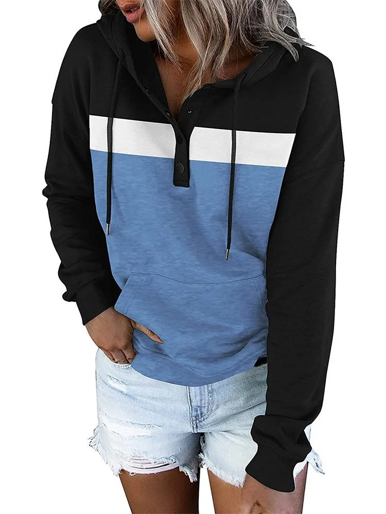 Women Half Sleeve V-neck Solid Color Dress