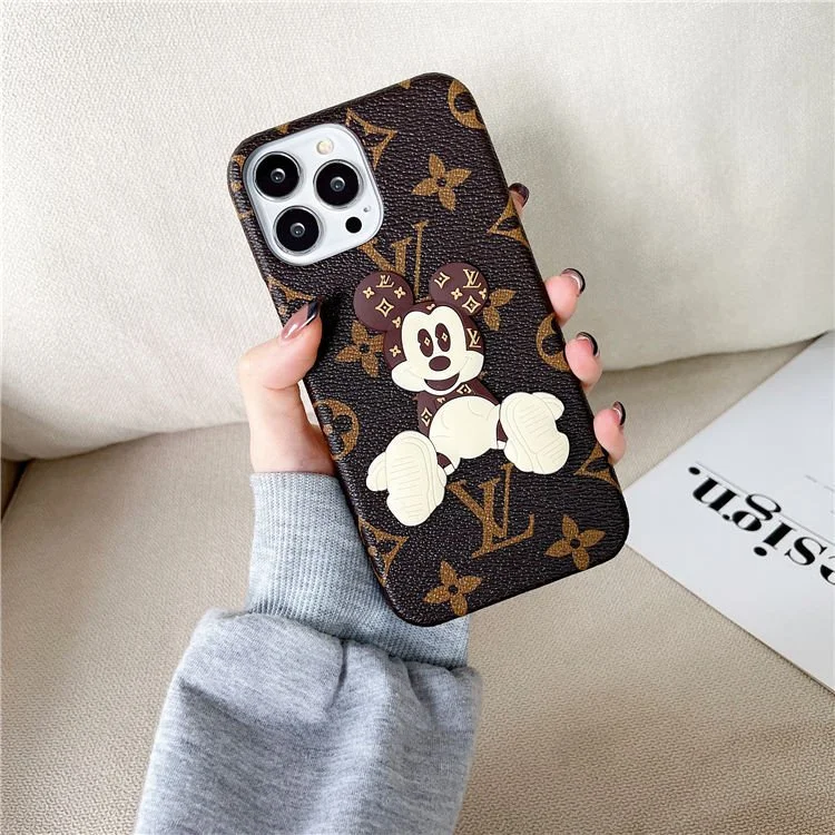 Retro Cartoon Leather Case