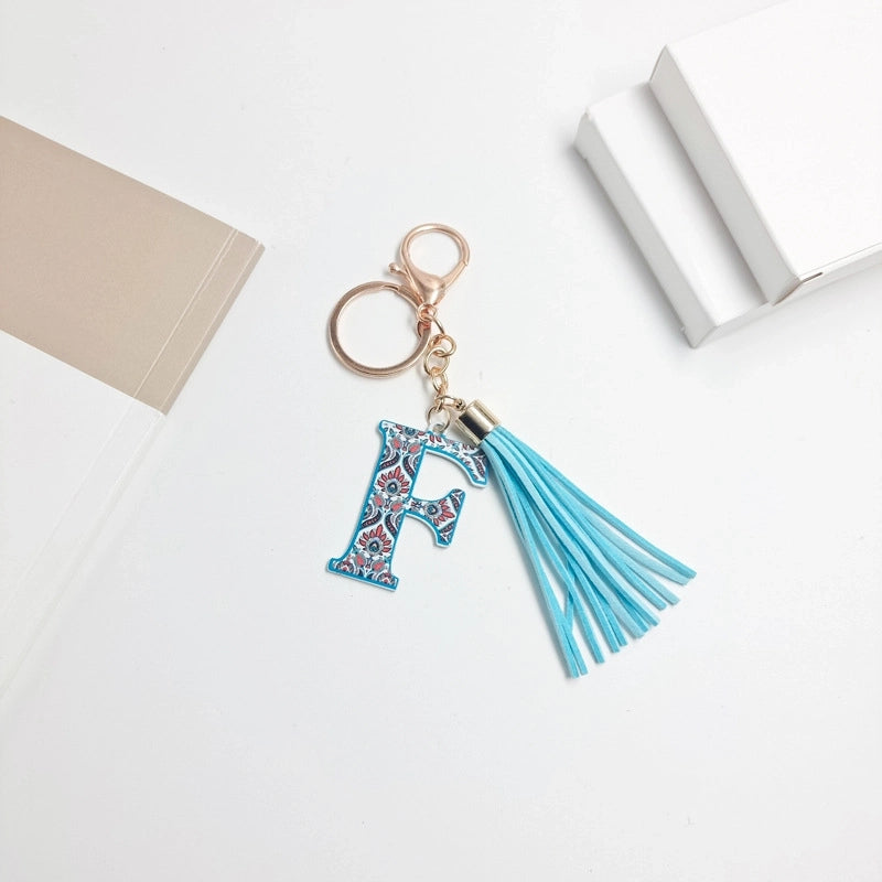 Elegant Streetwear Letter Pu Leather Alloy Women’s Bag Pendant Keychain