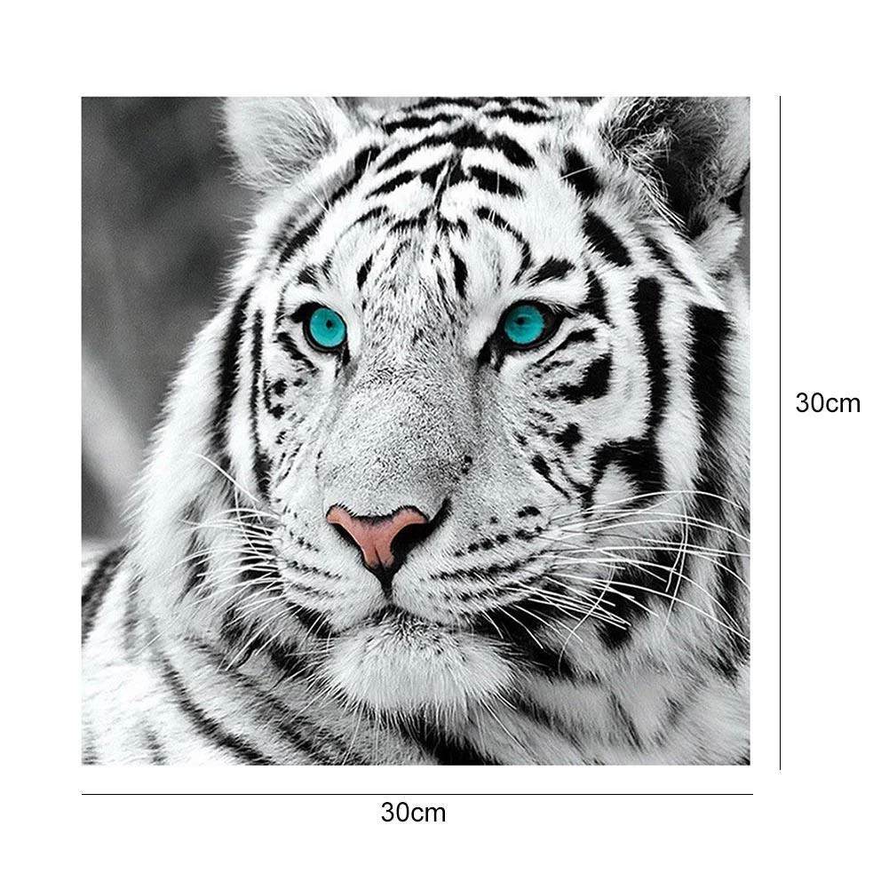 Diamond Painting - Full Round Drill - Tiger(30*30cm)