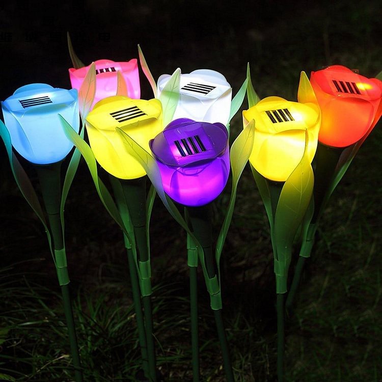 Tulip Flower Solar Garden Light