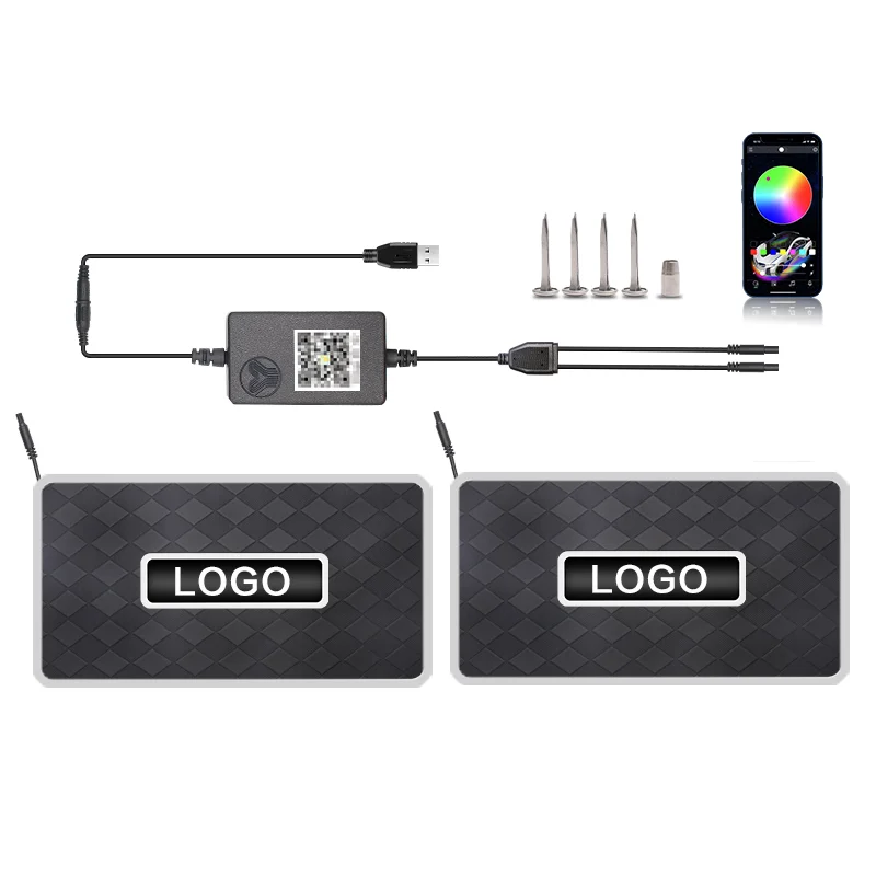 Car Modification LED Colorful Floor Mat