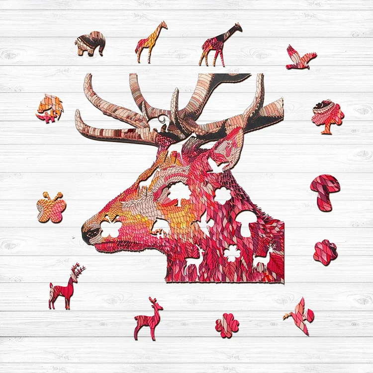 Ericpuzzle™ Ericpuzzle™Deari Deer Wooden  Puzzle