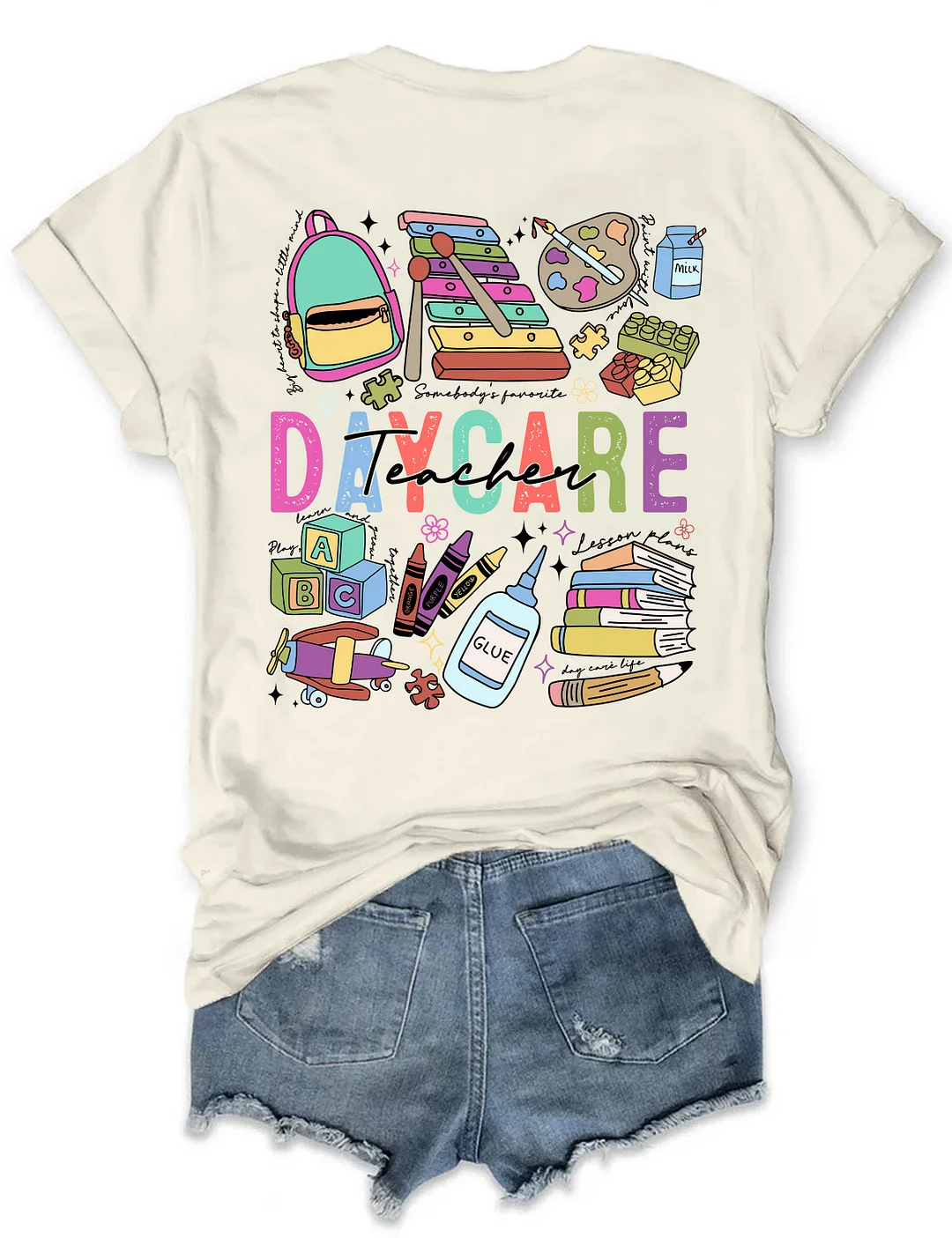 Can&rsquo;t Talk Right Now I'm Busy Doing Daycare Teacher Stuff T-shirt