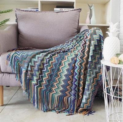 Geometry Aztec Bed Sofa Plaid Blankets
