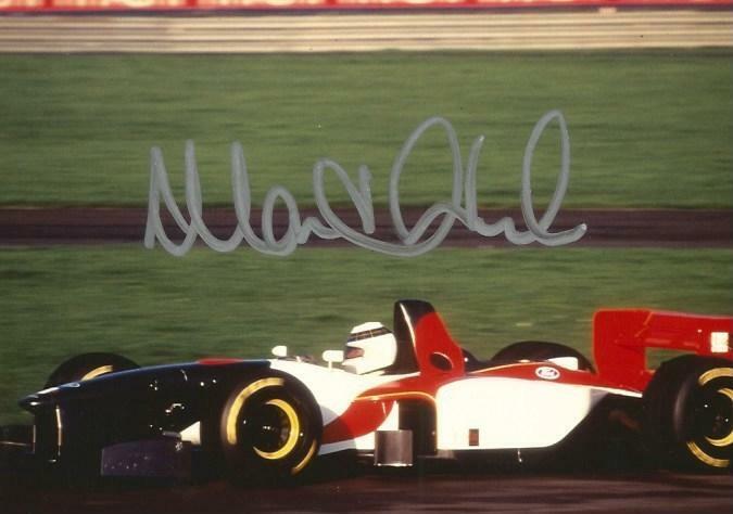 RACING DRIVER Allan McNish Formula One autograph, signed Photo Poster painting